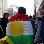 Derya With the Kurdish Flag