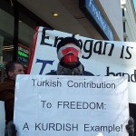 A Kurd Displaying his Freedom of Speech in Turkey